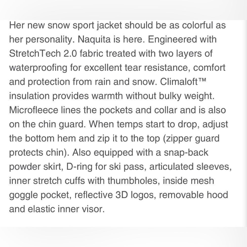 Sunice Girls Waterproof Ski Jacket - Picture 6 of 7